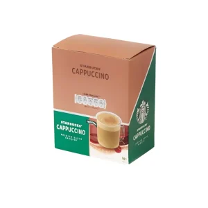 قهوه فوری کاپوچینو استارباکس بسته 10 عدد ساشه حجم 180 گرمی وارداتی ترکیه بارکد 8690632014999