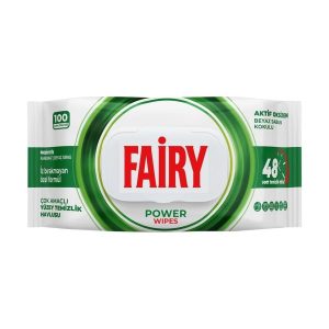 دستمال مرطوب سطوح اسلیپی فیری Fairy بسته 100 عددی اصل وارداتی ترکیه