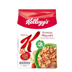 غلات صبحانه (کورن فلکس) اسپشیال کا مخلوط میوه های قرمز 400 گرمی کلاگز اصل وارداتی بارکد8690504271833